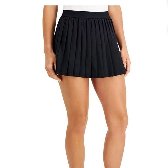Id Ideology Women's Active Solid Pleated skirt, short Skort - Picture 4 of 11